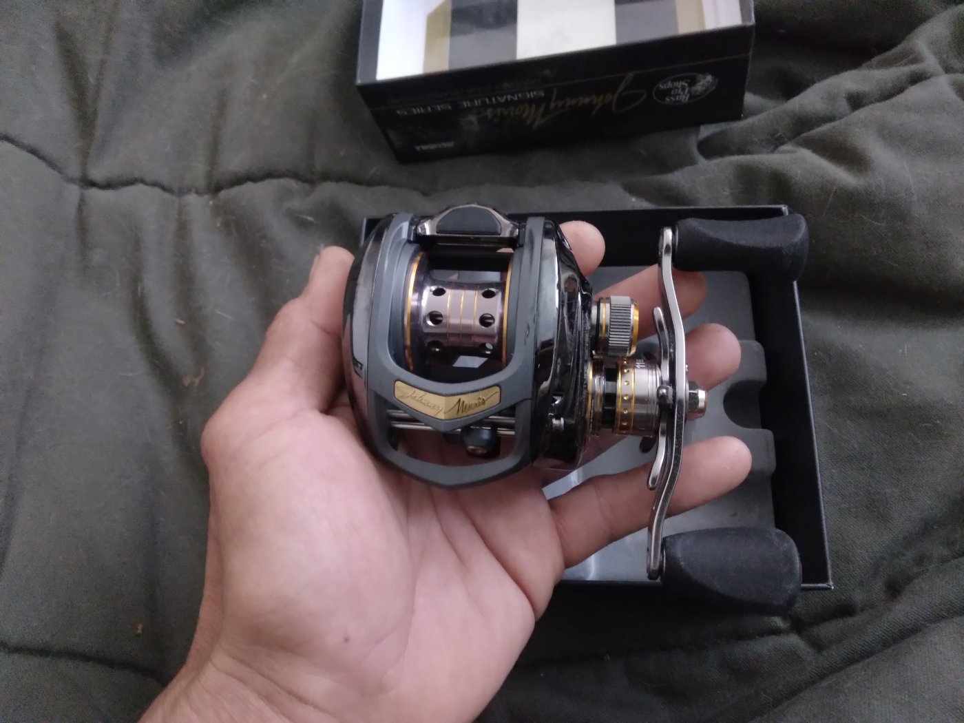 SOLD / FOUND - Brand new in box Johnny Morris Signature Series baitcaster