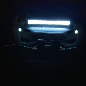 arrma nero with Led bar and lights