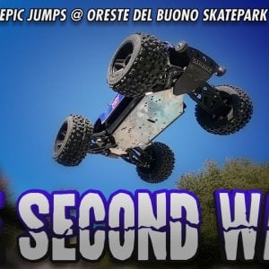 2040 RC - The second wave: epic jumps @ Oreste del Buono skatepark ft. Arrma Notorious & Banshee