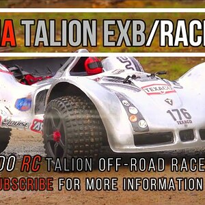 ARRMA TALION EXB 6s UPGRADED Off-Road Race BODY with 3.8" Louise T-Rock Wheels RC Rally I DO RC