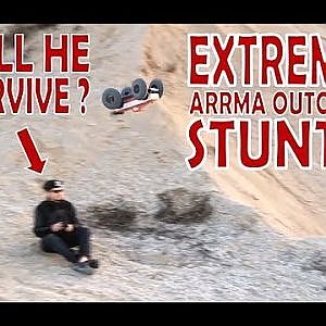 EXTREME ARRMA OUTCAST STUNTS - YouTube