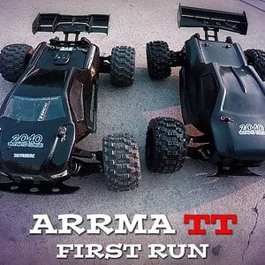 2040 RC - Arrma TT (Truggified Typhon): first run at the skatepark
