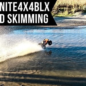 Pond Skimming With Arrma Granite 4x4 3S BLX (AWESOME!)