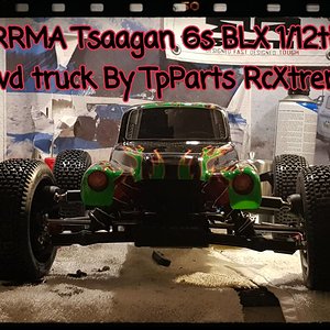 ARRMA Tsaagan 6s BLX 1/12th 4wd truck By TpParts RcXtreme