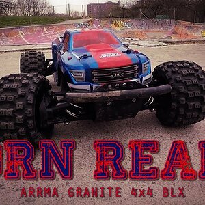 2040 RC - Arrma Granite BLX 3S - BORN READY: brutal test @ Lambro skatepark