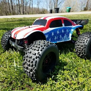 VW Bug Body For Arrma Kraton, Outcast, and Notorious Review.