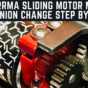 ARRMA Sliding Motor Mount Change A Pinion On New Arrma V4's