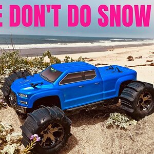 ARRMA Big Rock Paddle Tires (We don’t do Snow Days anymore!)