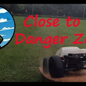 In The Danger zone. A Rainy day won't stop my Brand New Arrma Talion from cutting grass.