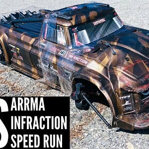 Does The 8S Arrma Infraction Hit 110mph Or Something Else?