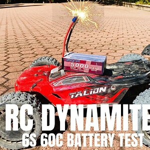 RC Dynamite! It's my 6S 60C Awanfi Battery Test!