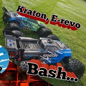 Brand new Arrma Kraton 6s BLX and Traxxas E-revo bash.