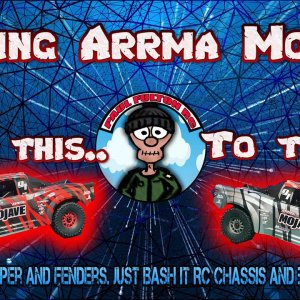 Upgrading The Arrma Mojave 6s, Just Bash It RC Chassis and braces, T-bone bumper+ fenders and more.