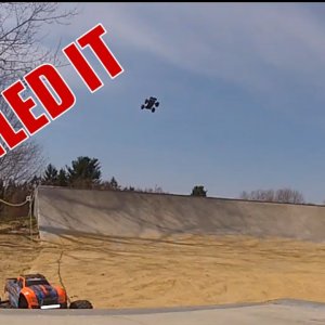 NAILED IT Kraton 6S and WIDE Maxx traxxas and arrma share the sandy skate park